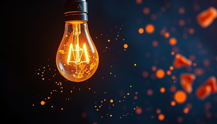 TechRepublic Premium creative light bulb with colorful splashes