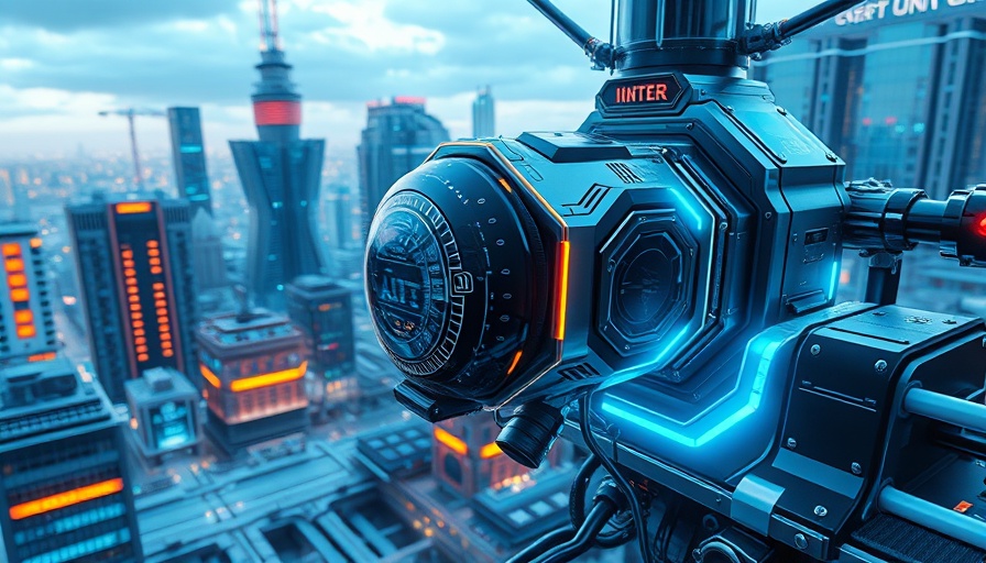 AI governance futuristic illustration with advanced interface