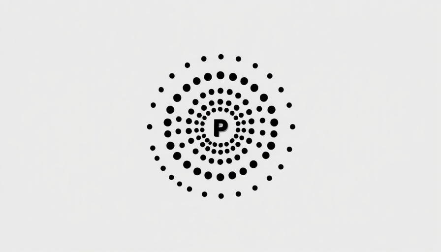 Generative AI modern minimalist graphic with bold typography.