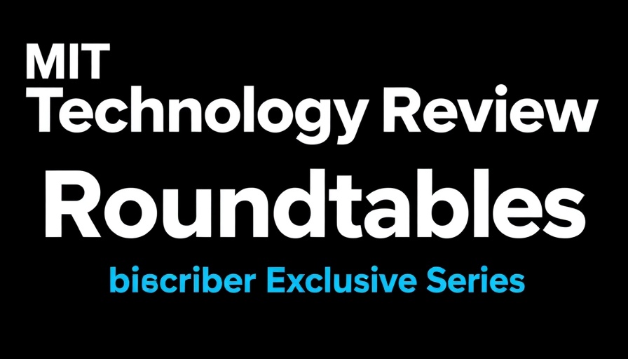 AI insights in modern typography for MIT Technology Review
