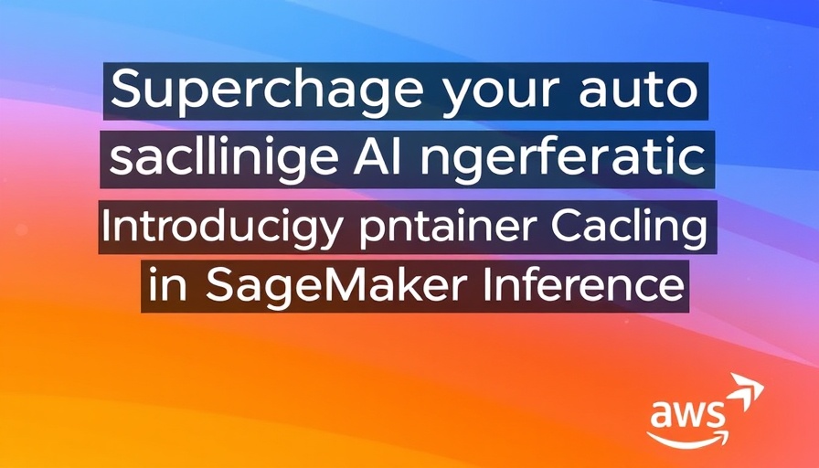 AWS SageMaker Container Caching AI inference blog graphic