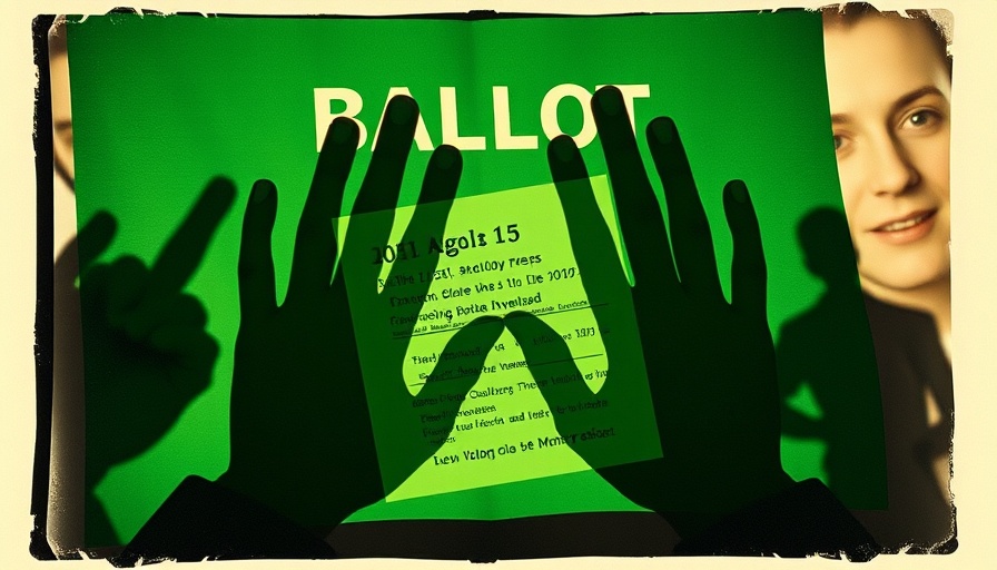Creative collage symbolizing Ireland election with flags and shadows.