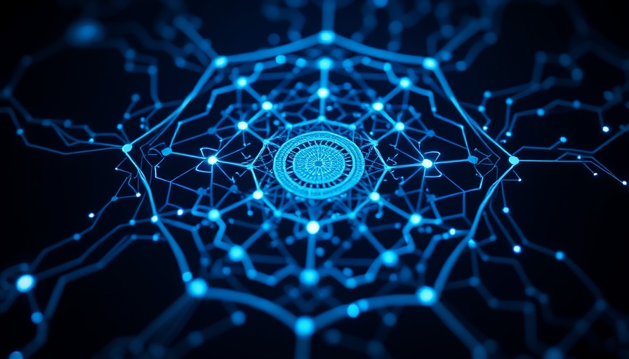 Futuristic digital circuitry showing global AI rankings concept