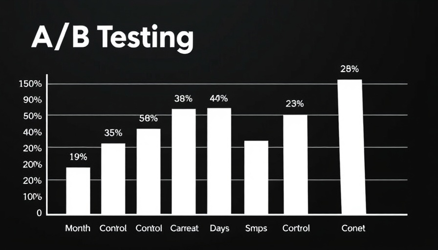 A/B testing data table displaying strategies and risk levels