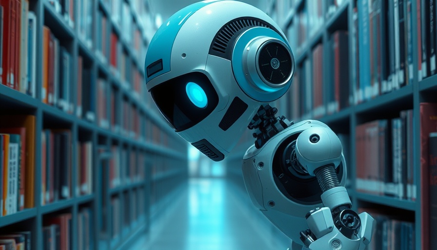 Open-Source AI robot in a library setting