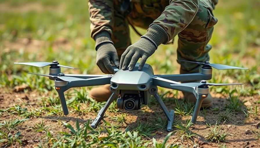 Eastern Europe Tech innovation with drone technology in field