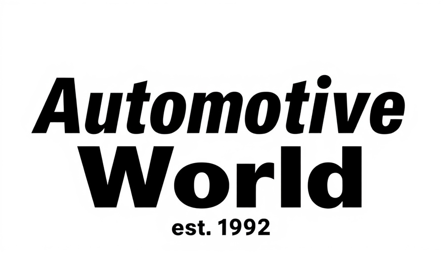 Škoda battery production featured in Automotive World logo.