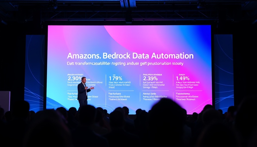 Keynote on Amazon Bedrock Data Automation at AWS RAG capabilities event.
