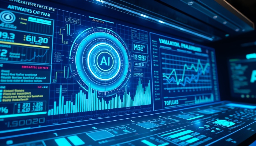 Futuristic interface displaying AI evaluation techniques in vivid colors