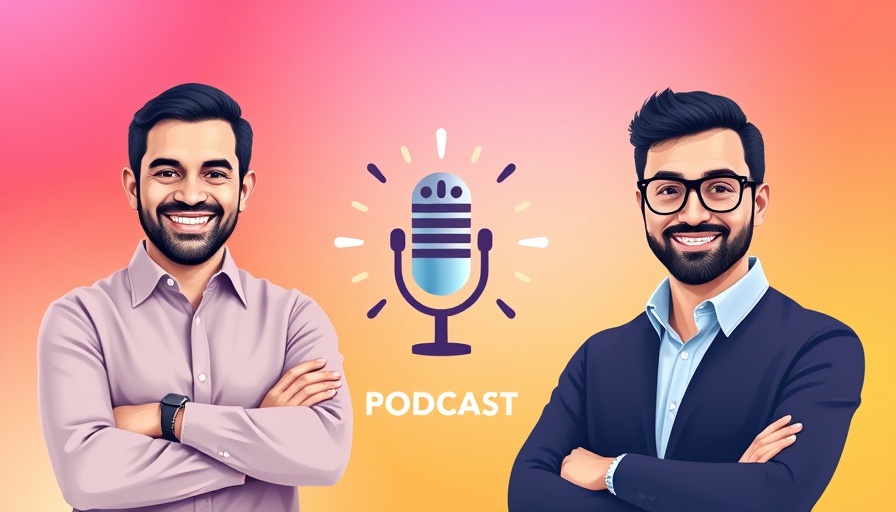 Two professionals in a podcast setting on computational economics.
