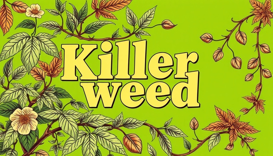 Alternative Meats: Magazine cover of botanical illustration.