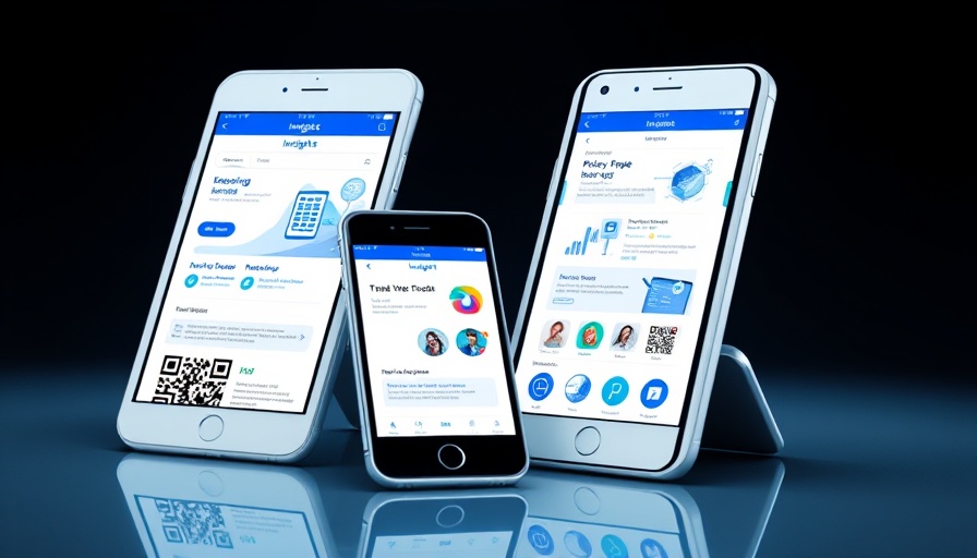 Modern digital devices with insights app and interactive context windows.