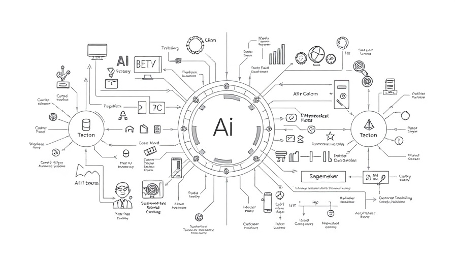 AI integration processes with Tecton and Sagemaker diagram.