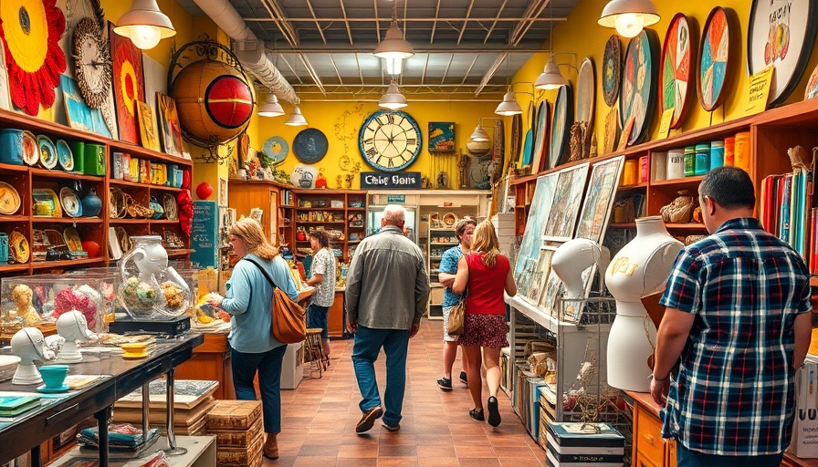 AI thrift shopping innovation in a vintage store