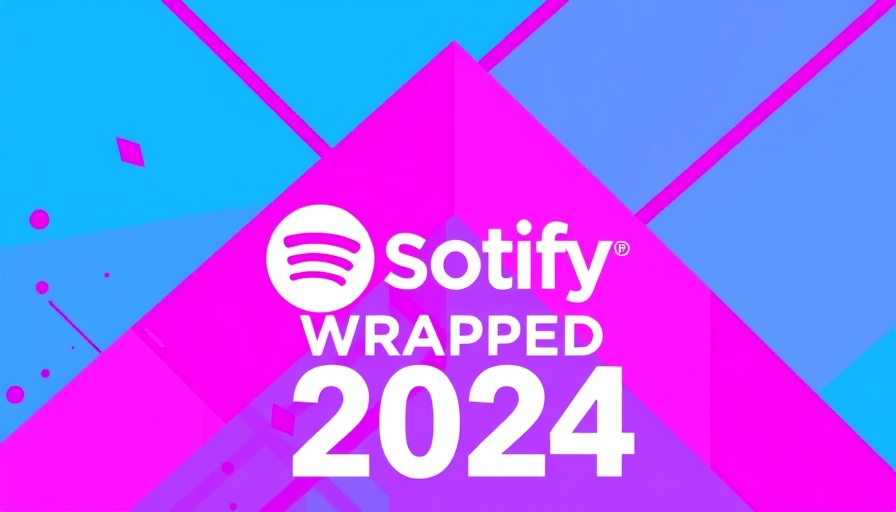 Spotify 2024 Wrapped vibrant abstract design with bold text.