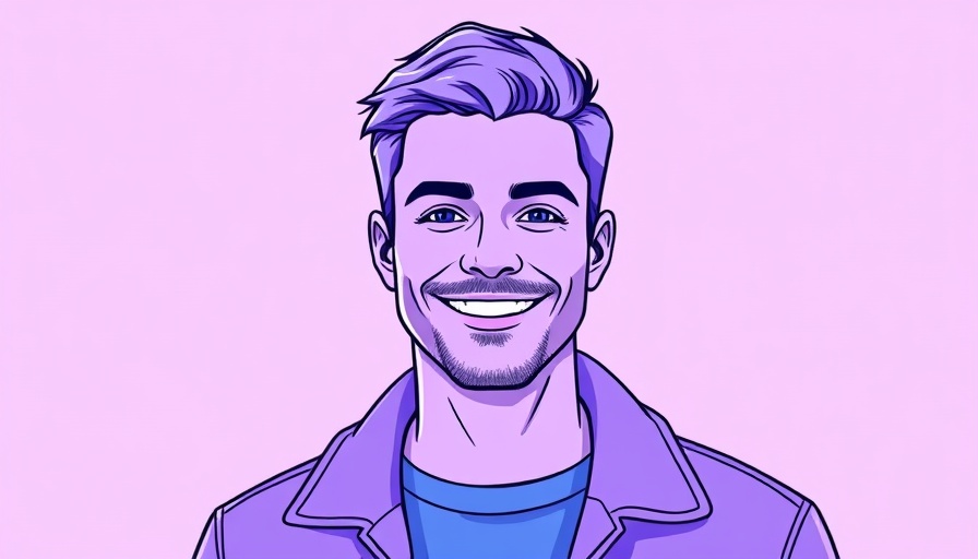 Minimalistic line art of man in casual jacket, Reinforcement Learning