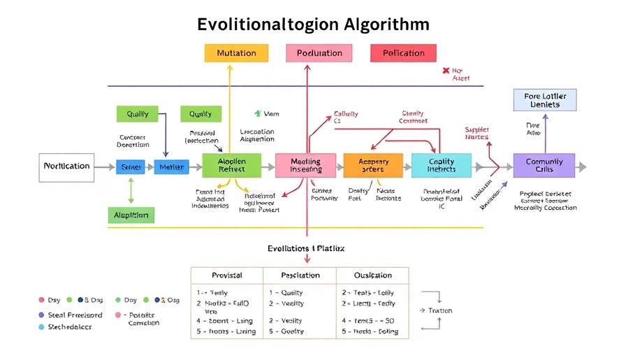 CycleQD evolutionary algorithm process diagram, mutation and evaluation