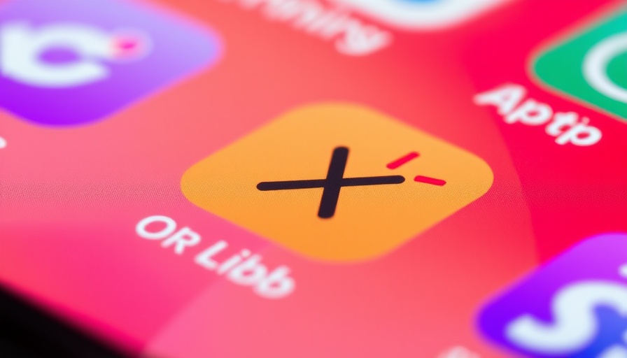 Smartphone screen showing app icons, AI image generator context.