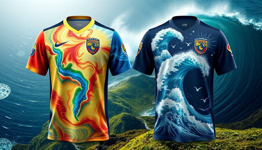 AI sports merchandising: Creative jerseys with nature-inspired designs.