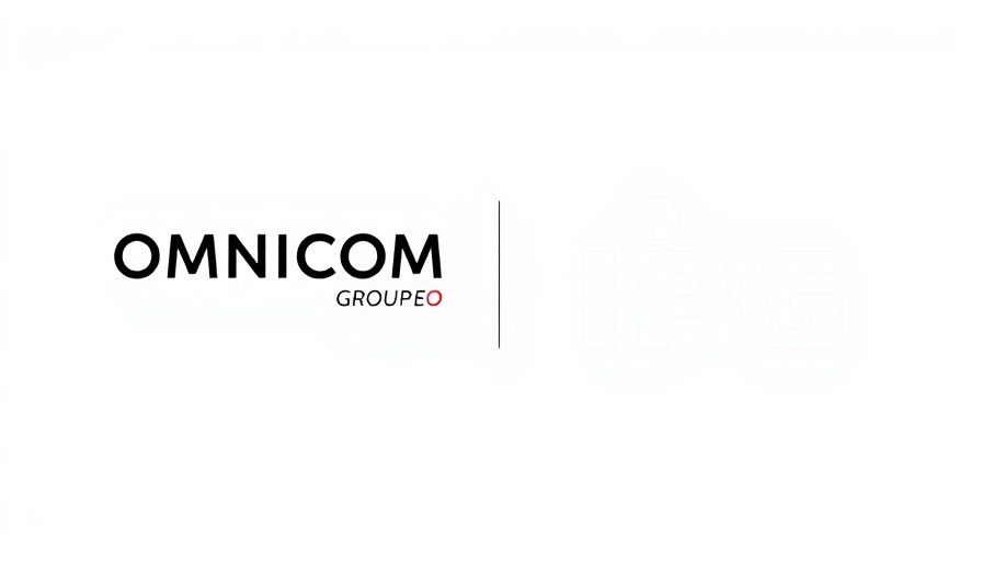 Omnicom Group and IPG logos on white background, merger concept