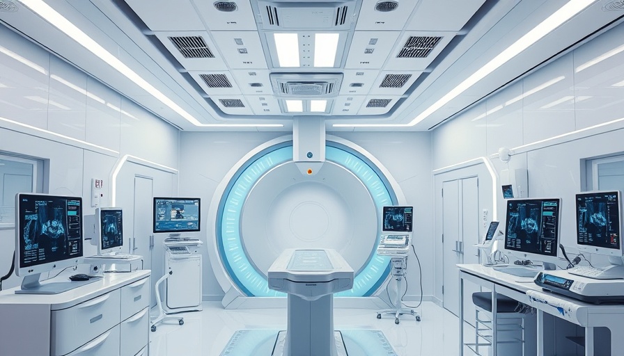 AI Radiology lab with advanced technology integration.