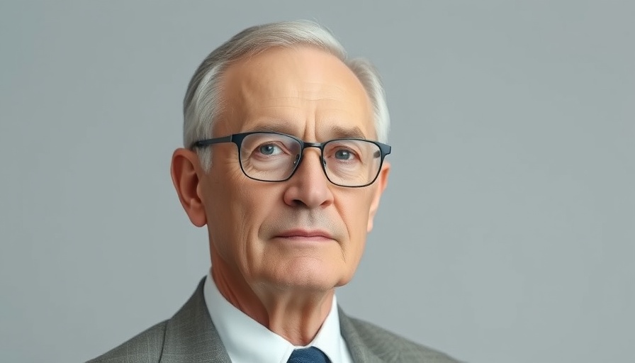 Murdoch family trust concept, older man in a suit with glasses.