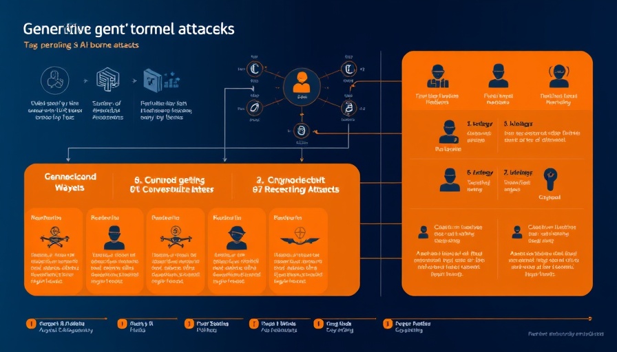 Diagram of adversarial AI attack on IAM trust foundation pathways
