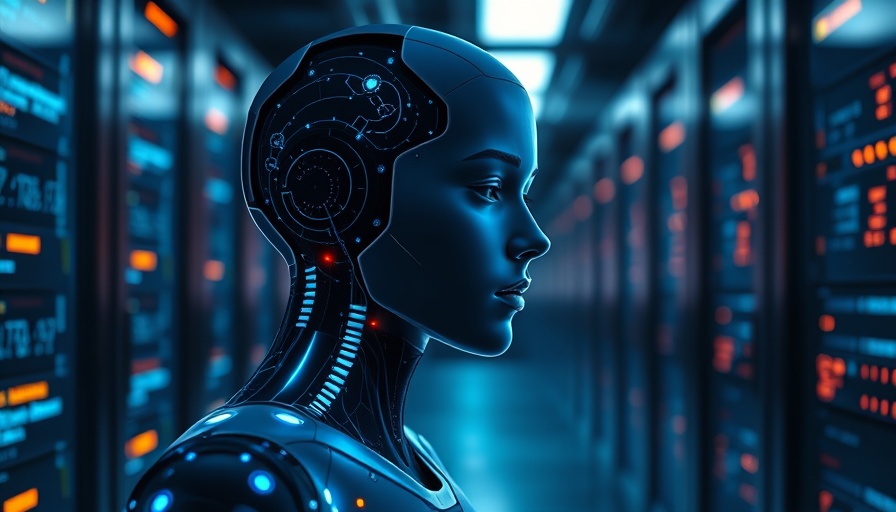 AI Agent Evaluation with digital silhouette in tech environment.