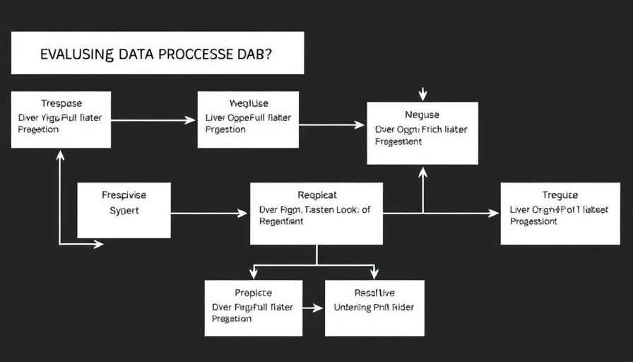AI Presentation Tools process flowchart with dataset evaluation steps.
