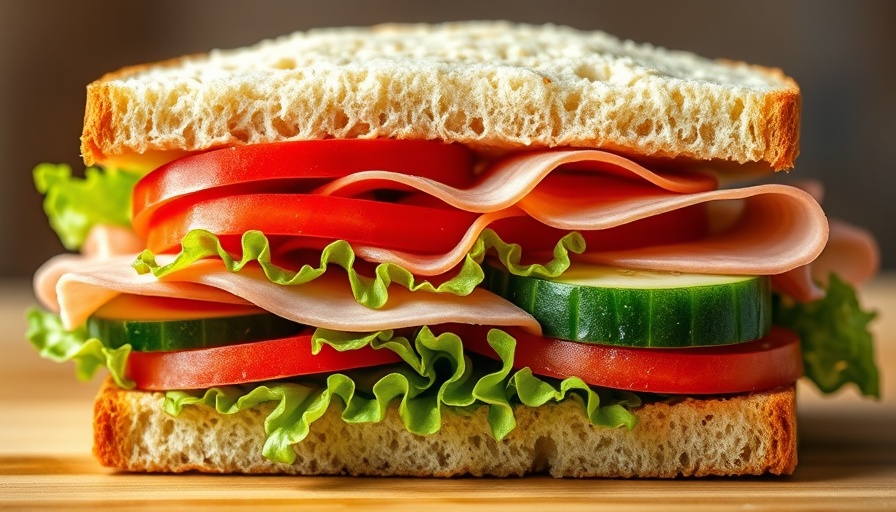 Delicious club sandwich for RVing to Yellowstone trip