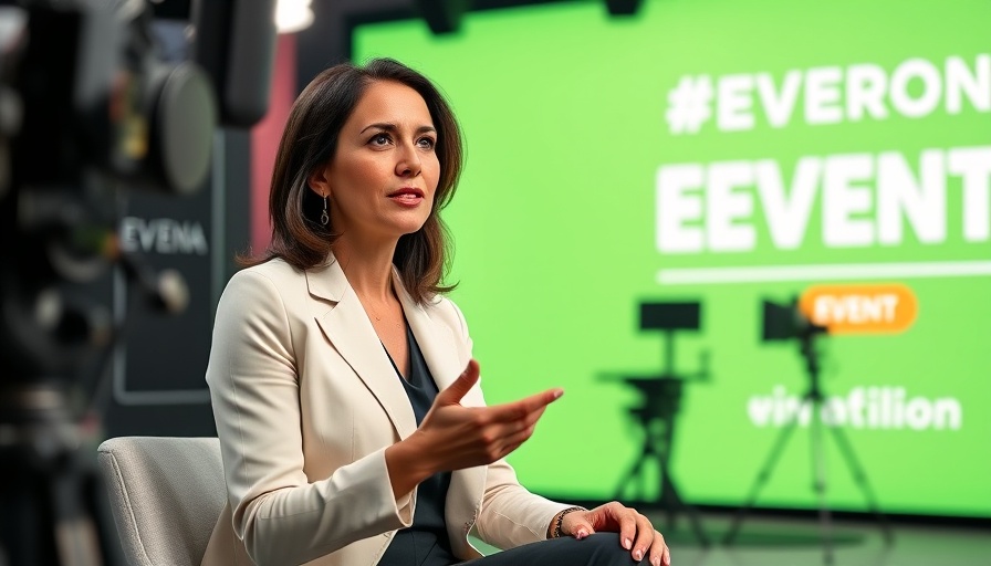Professional woman at Forbes Healthcare Summit speaking.