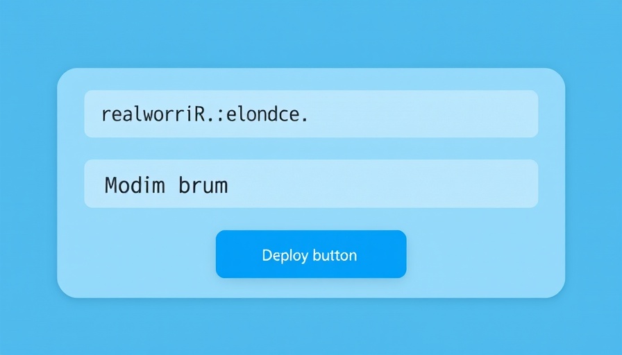 Streamlit deployment interface screen for app configuration