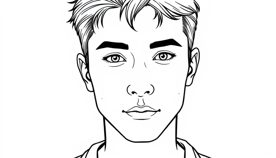AI-generated line art portrait representing AI Hallucinations