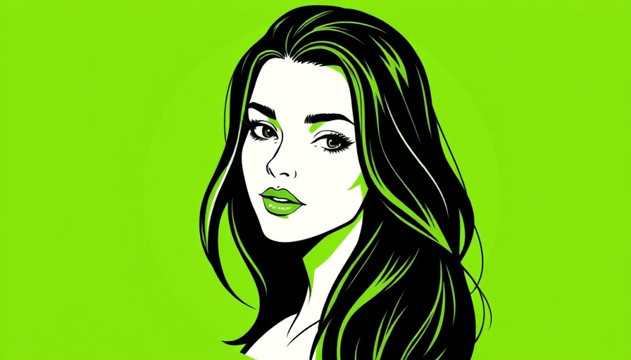 Stylized woman portrait vector, digital illustration