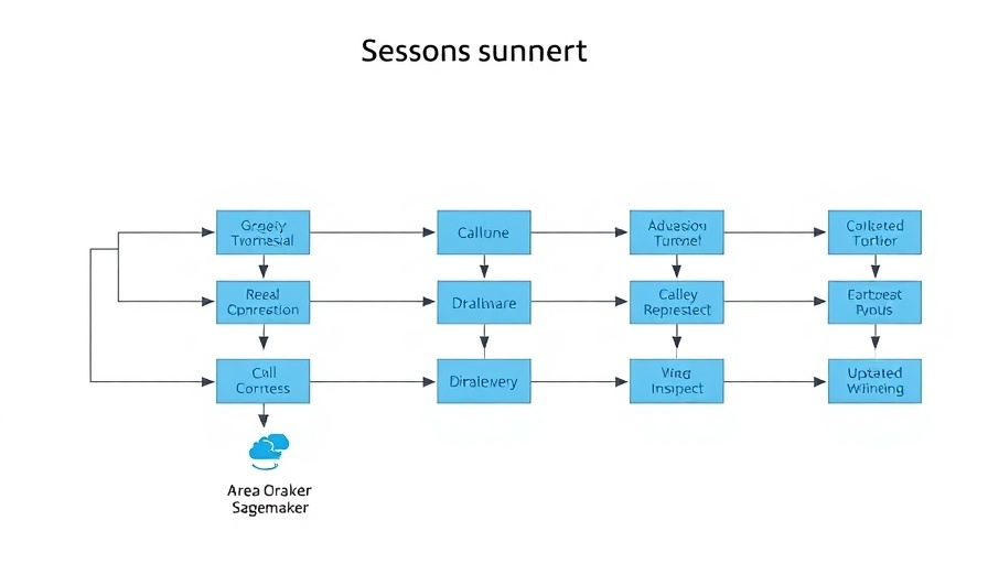 AI model training flowchart using Amazon Sagemaker pipeline.