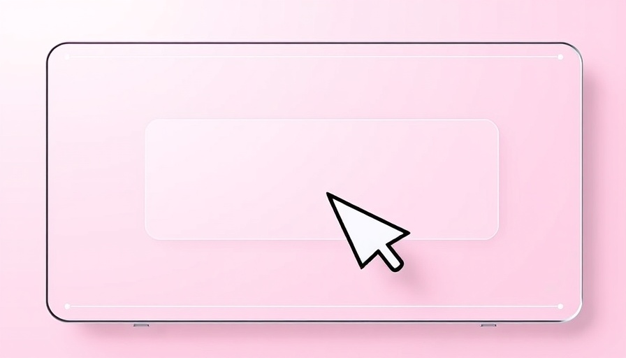 AI creativity interface with search query and cursor