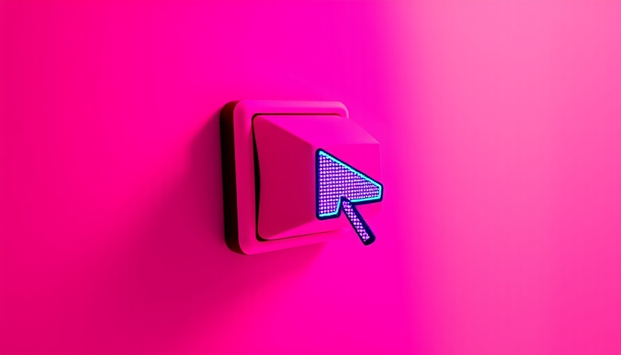 VPN Kill Switch concept with pixelated cursor and bright colors.