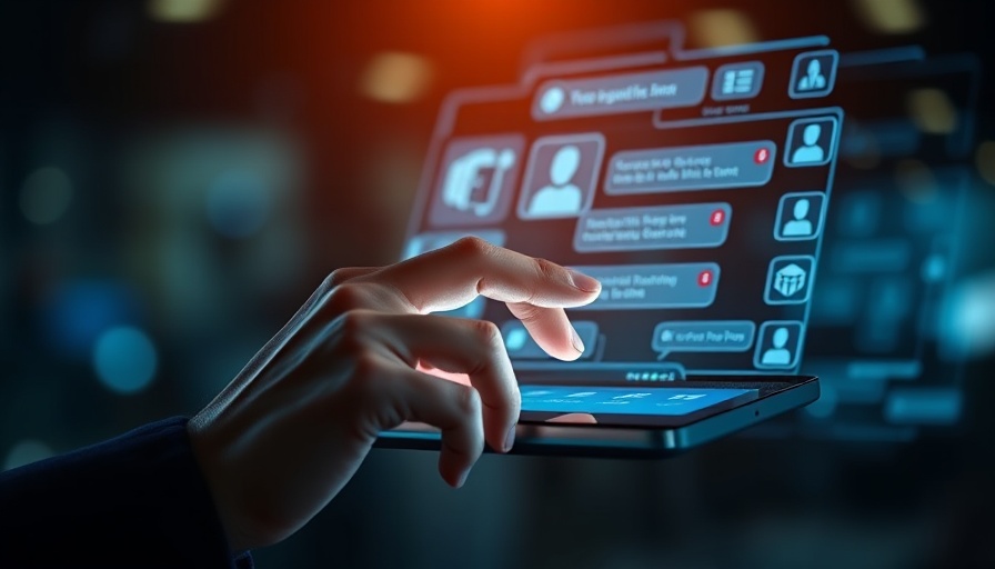 ChatGPT search concept with interactive AI on tablet.