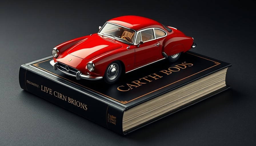 Cover of a car-themed book titled 'Ultimate Collector Cars'