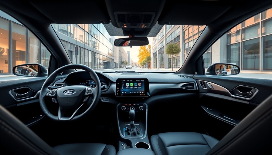 Ford Puma Gen-E modern interior with infotainment system.