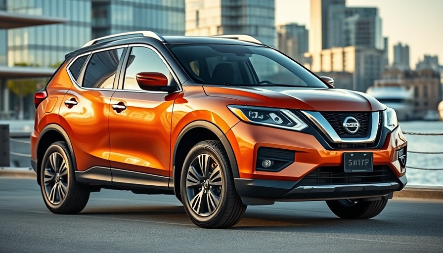 Honda Nissan merger concept SUV near waterfront