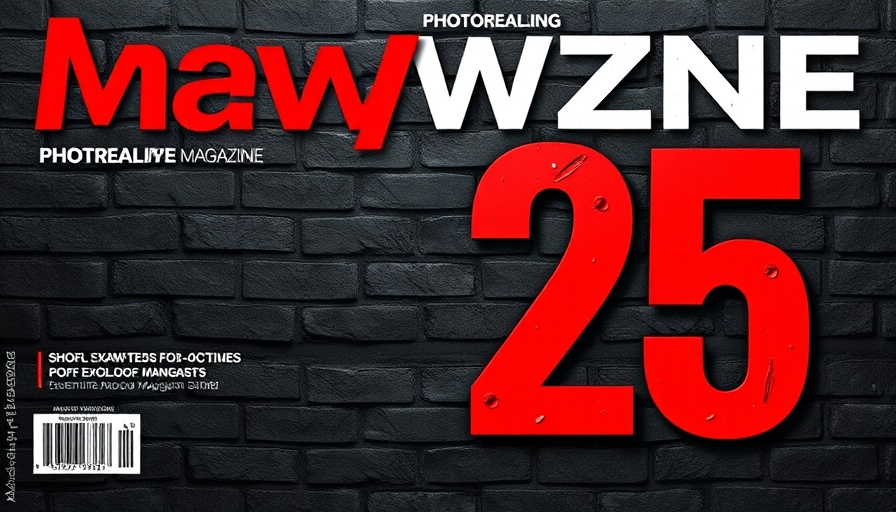 Bold magazine cover highlighting top 25 stories of 2024 in striking red.