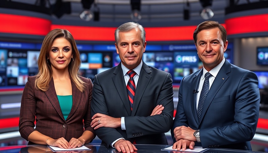 Evening news anchors contributing to ratings analysis.