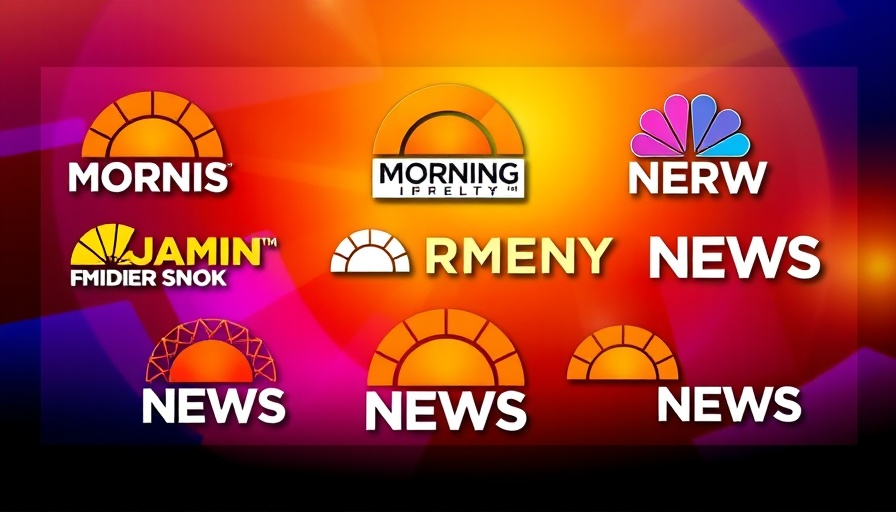 Morning news ratings logos from major TV networks.