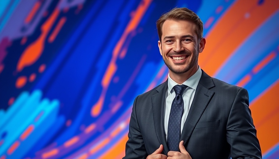 WNCN news director in studio in front of digital display