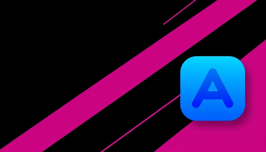 Apple AI Search app icon on abstract background.