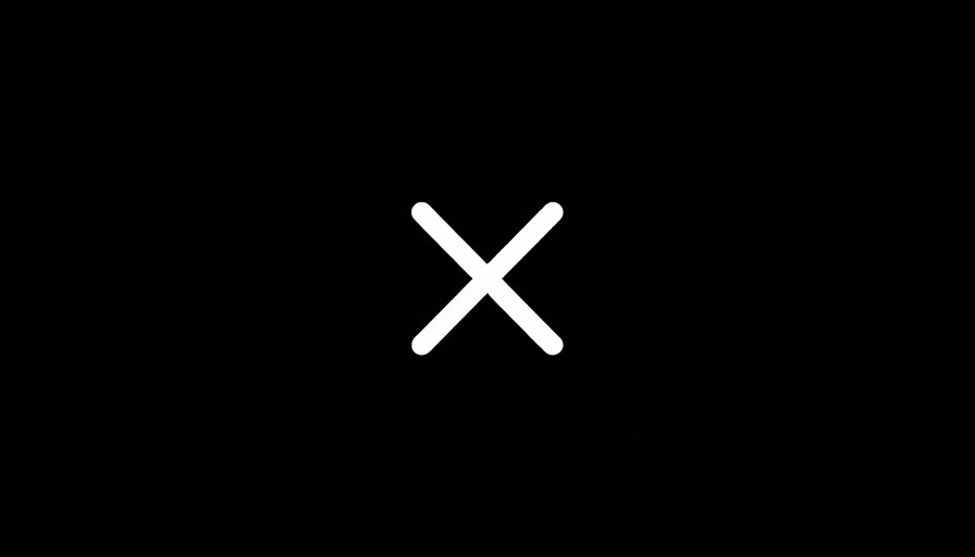 Minimalistic 'X' symbol on black circle, AI Orchestration