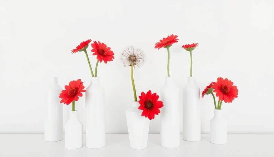 Unique dandelion among red flowers symbolizing generous leadership.