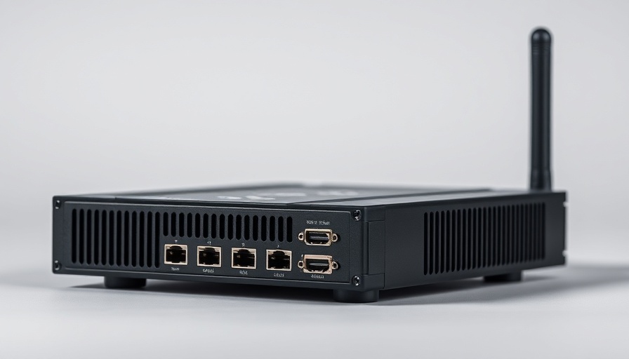 Industrial cybersecurity device with connectivity ports and antenna