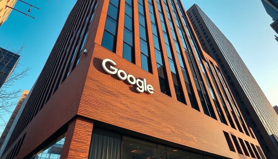 Google logo on building, related to antitrust case